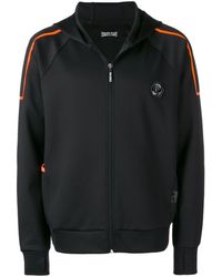 Philipp Plein Zipped Hoodie - Black