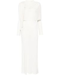 AYA MUSE - Robe Longue À Détail De Foulard - Lyst