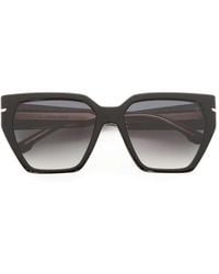 Victoria Beckham - Geometric-Frame Sunglasses - Lyst