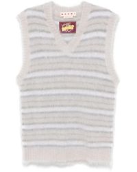 Marni - Stripped Knitted Vest - Lyst