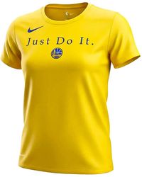 Nike - Nba Golden State Warriors "Just Do It" Dri-Fit T-Shirt - Lyst