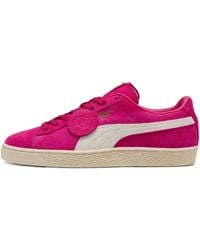 PUMA - Pink スエード スニーカー - Lyst