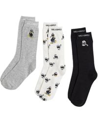 Karl Lagerfeld - X ディズニー 靴下 3足組 - Lyst