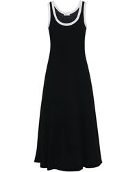 Rosetta Getty - Abito Midi Con Scollo Ampio - Lyst
