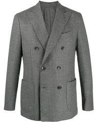 Dell'Oglio - Houndstooth Check Blazer - Lyst