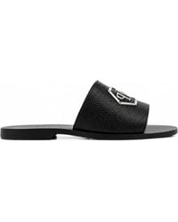 Philipp Plein - Sandales Big Hexagon En Cuir - Lyst