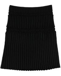 JNBY - Geometric Pleated A-Line Skirt - Lyst