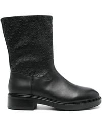 Calvin Klein - Stiefel Mit Logo-Prägung - Lyst