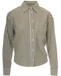 Max Mara - Striped Cotton Shirt - Lyst