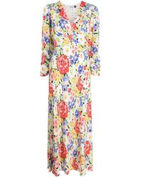 RIXO London - Robe longue à fleurs - Lyst