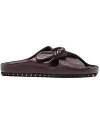 Officine Creative - Pelagie Knotted Leather Mules - Lyst