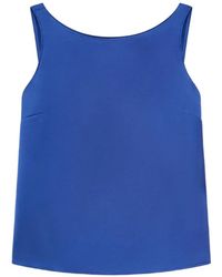 Maliparmi - Viscose Mouwloze Top - Lyst