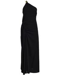 Proenza Schouler - Vestido Largo Sirena Fruncido De Una Sola Manga - Lyst