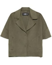 Luisa Cerano - Veste En Laine À Manches Courtes - Lyst