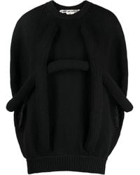 Comme des Garçons - Appliqué-Detail Chunky-Knit Jumper - Lyst