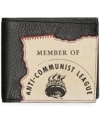 Enfants Riches Deprimes - Anti Communist League Bifold Leather Wallet - Lyst