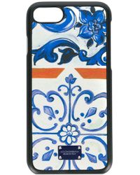 Dolce & Gabbana Majolica Print Iphone 8 Case - Multicolour