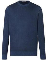 Corneliani - Pull Côtelé À Col Ras Du Cou - Lyst