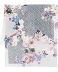Liu Jo - Floral-Print Shawl Scarf - Lyst