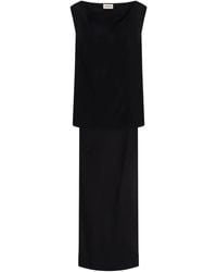 P.A.R.O.S.H. - Sleeveless Silk Blouse - Lyst