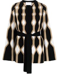 Chloé - Cárdigan de punto de intarsia - Lyst