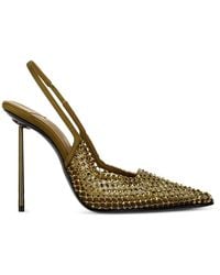 Le Silla - Gilda Crystal-Embellished Pumps - Lyst