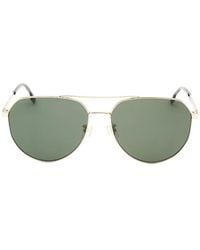 BOSS - Geometric-Frame Sunglasses - Lyst