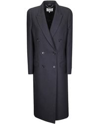 Maison Margiela - Double-Breasted Coat - Lyst