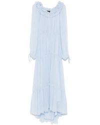 Maje - Abito Midi Svasato - Lyst