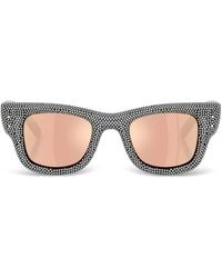 Ray-Ban - Wayfarer Puffer Crystal-Embellished Sunglasses - Lyst