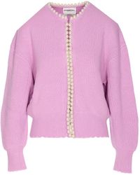 Essentiel Antwerp - Vest Verfraaid Met Parels En Ronde Hals - Lyst