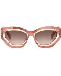 Philipp Plein - Supreme Cat-Eye Frame Sunglasses - Lyst