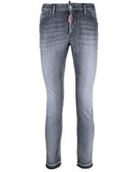 DSquared² - Ausgeblichene Skinny-Jeans - Lyst