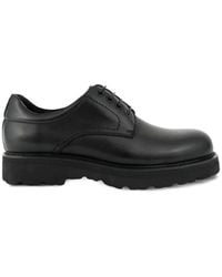 SERGIO MORETTI FIRENZE - Lace-Up Leather Derby Shoes - Lyst