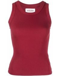 Styland - Fine-Ribbed Tank Top - Lyst