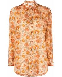 Zimmermann - Camisa con estampado floral - Lyst