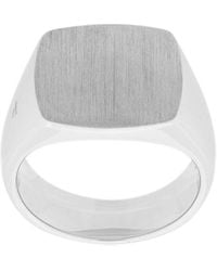 Tom Wood - Cushion Satin Signet Ring - Lyst