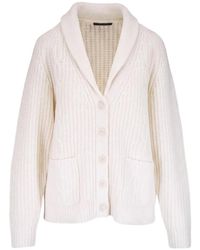 Nili Lotan - Cable-Knit Cashmere Cardigan - Lyst
