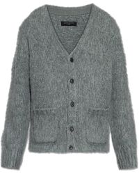 AllSaints - Tobie Buttoned Cardigan - Lyst