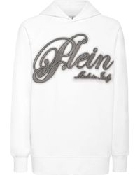 Philipp Plein - Sudadera con capucha y detalles de strass - Lyst