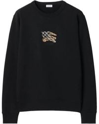 Burberry - Equestrian-Knight Check Sweatshirt - Lyst