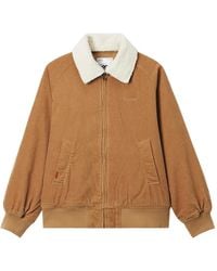 Chocoolate - Corduroy-Texture Bomber Jacket - Lyst