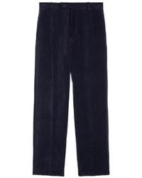 Jil Sander - Velvet Trousers - Lyst