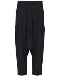 Comme des Garçons - Pinstripe-Pattern Drop-Crotch Cargo Pants - Lyst