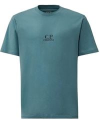 C.P. Company - British Sailor T-Shirt Met Logoprint En Ronde Hals - Lyst