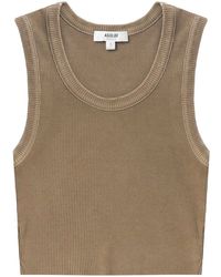 Agolde - Ribbed Knit Tank Top - Lyst