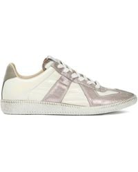 Maison Margiela - Baskets À Effet Métallisé - Lyst