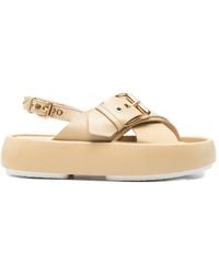Agl Attilio Giusti Leombruni - Bulle Criss-Cross Platform Sandals - Lyst