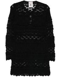 Semicouture - Ruffled Knitted Dress - Lyst