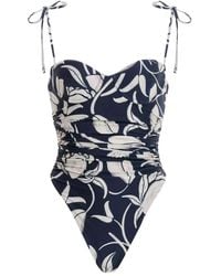 Agua Bendita - Maillot De Bain À Fleurs - Lyst